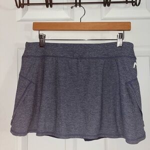 Head Blue Gray Athletic Tennis Skirt